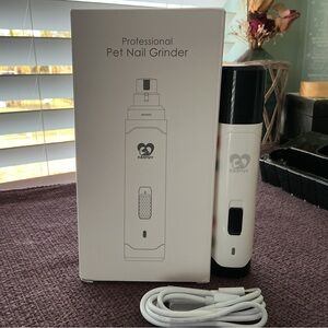 Casfuy Pet Nail Grinder in Black and White